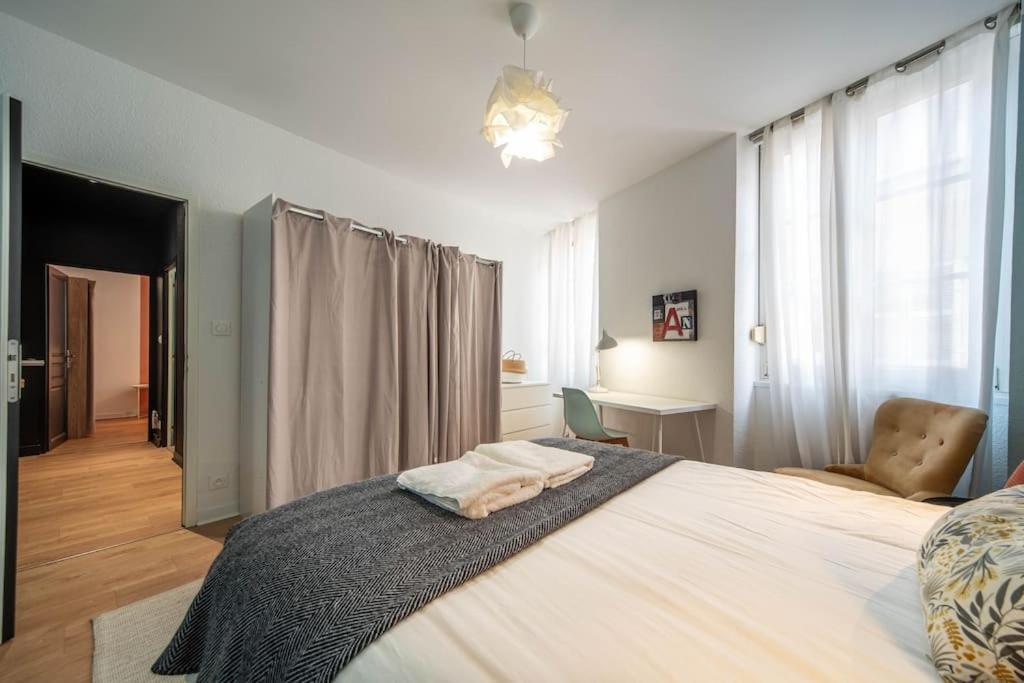 Macon Cozy / Appartement Central 100M² / 8 Pers Luaran gambar