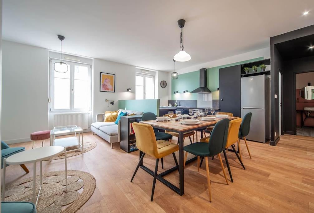 Macon Cozy / Appartement Central 100M² / 8 Pers Luaran gambar